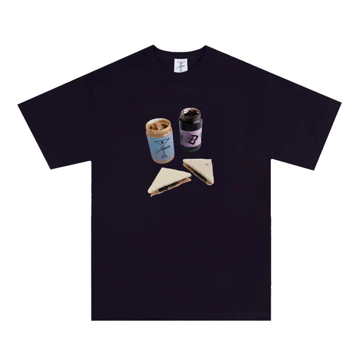 Alltimers x Bronze 56K PB & J Tee - Navy