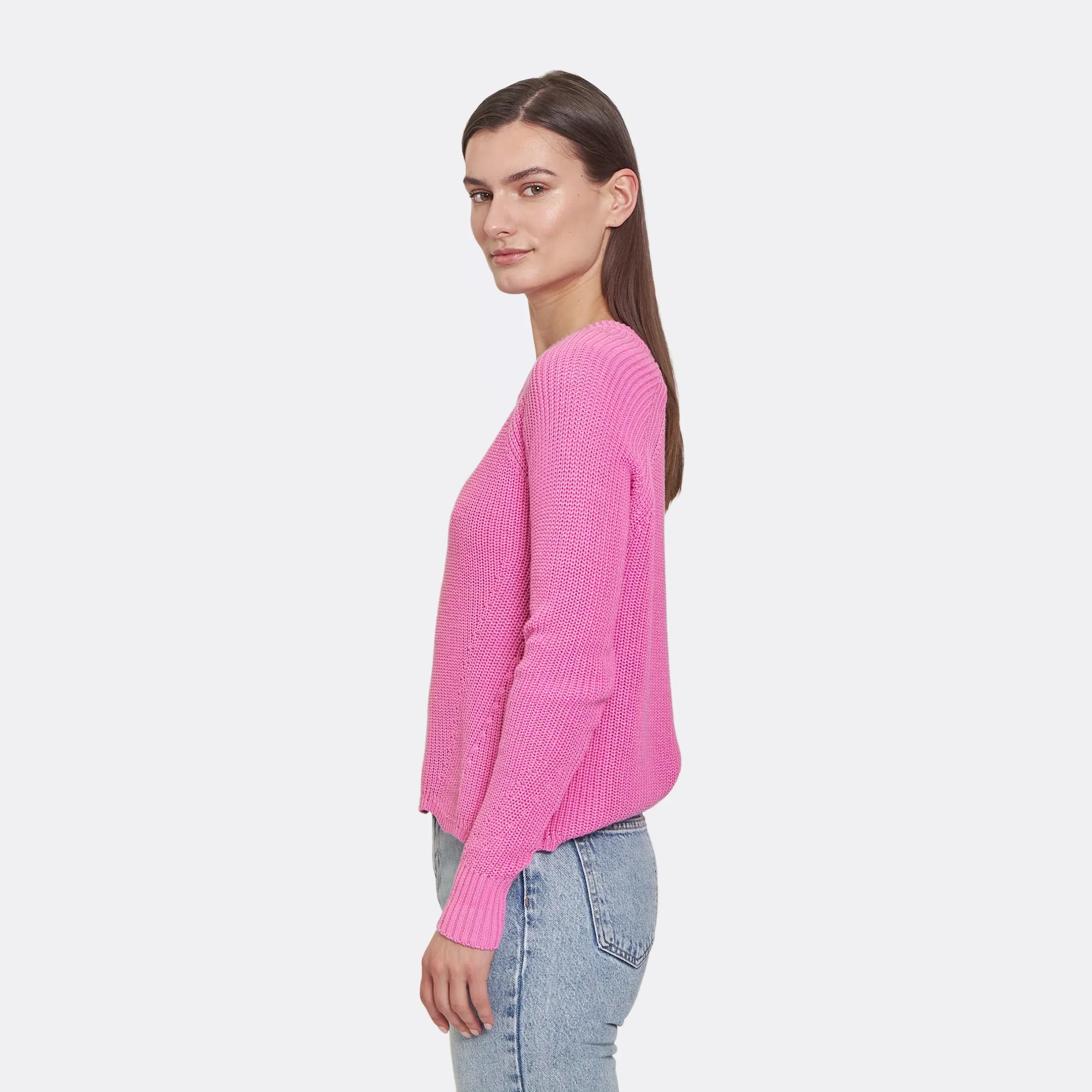 Autumn Cashmere Scallop Shaker Sweater