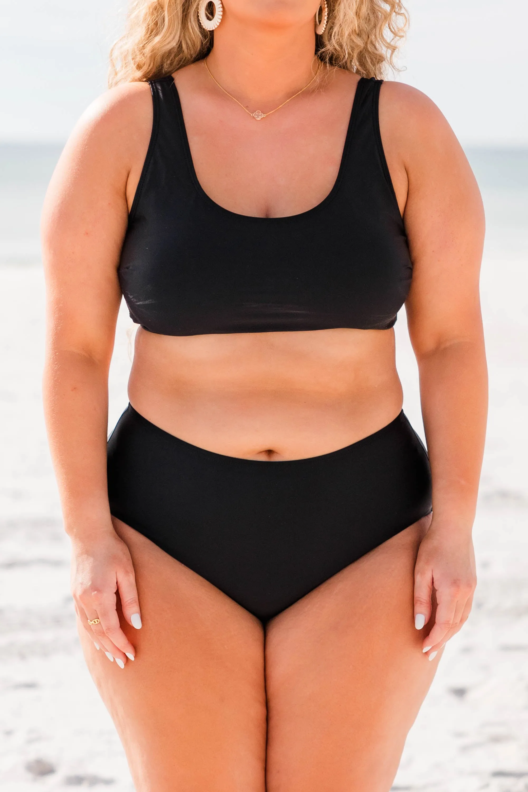 Beauty From Within Swim Bottom, Black