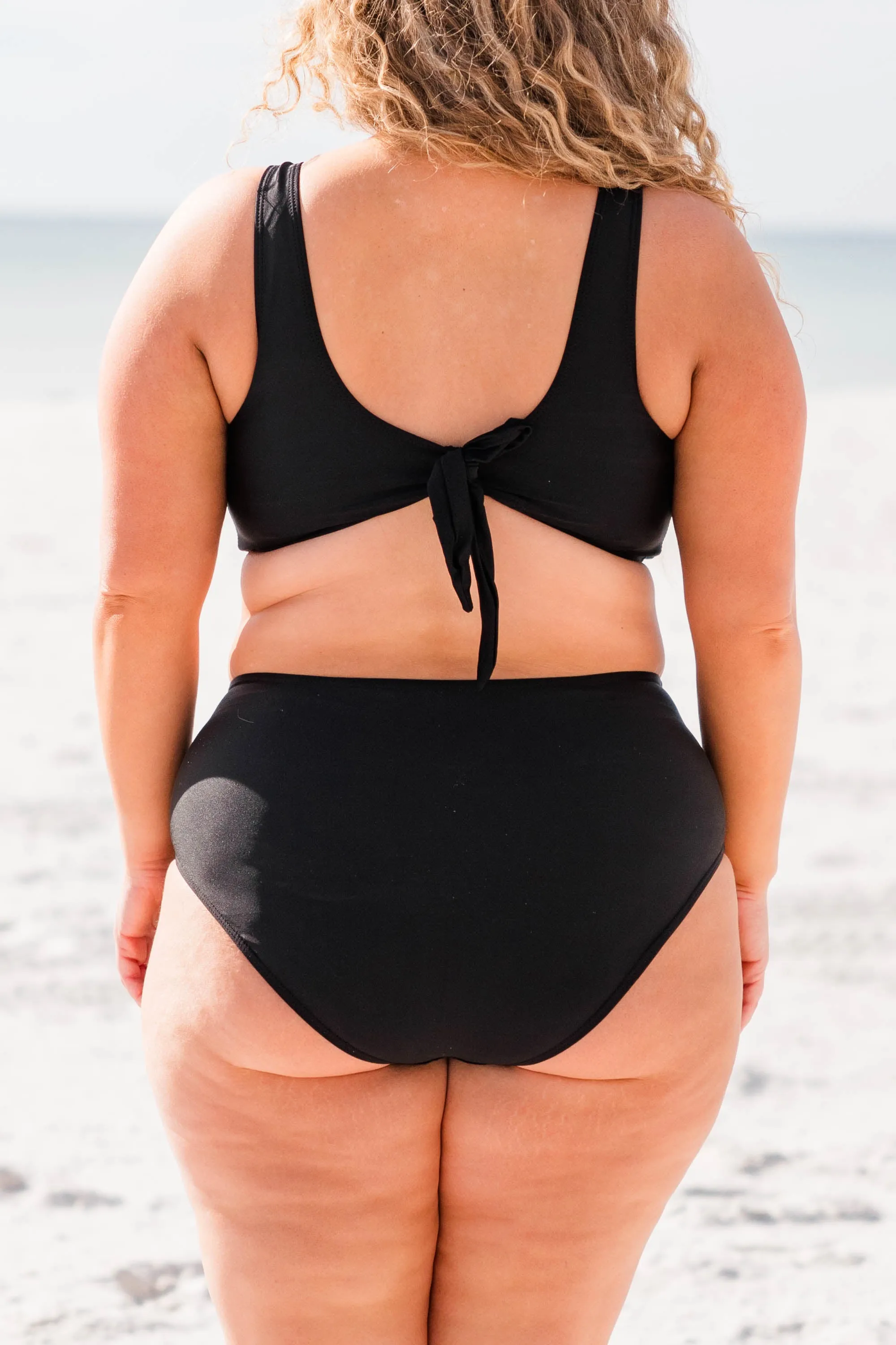 Beauty From Within Swim Bottom, Black