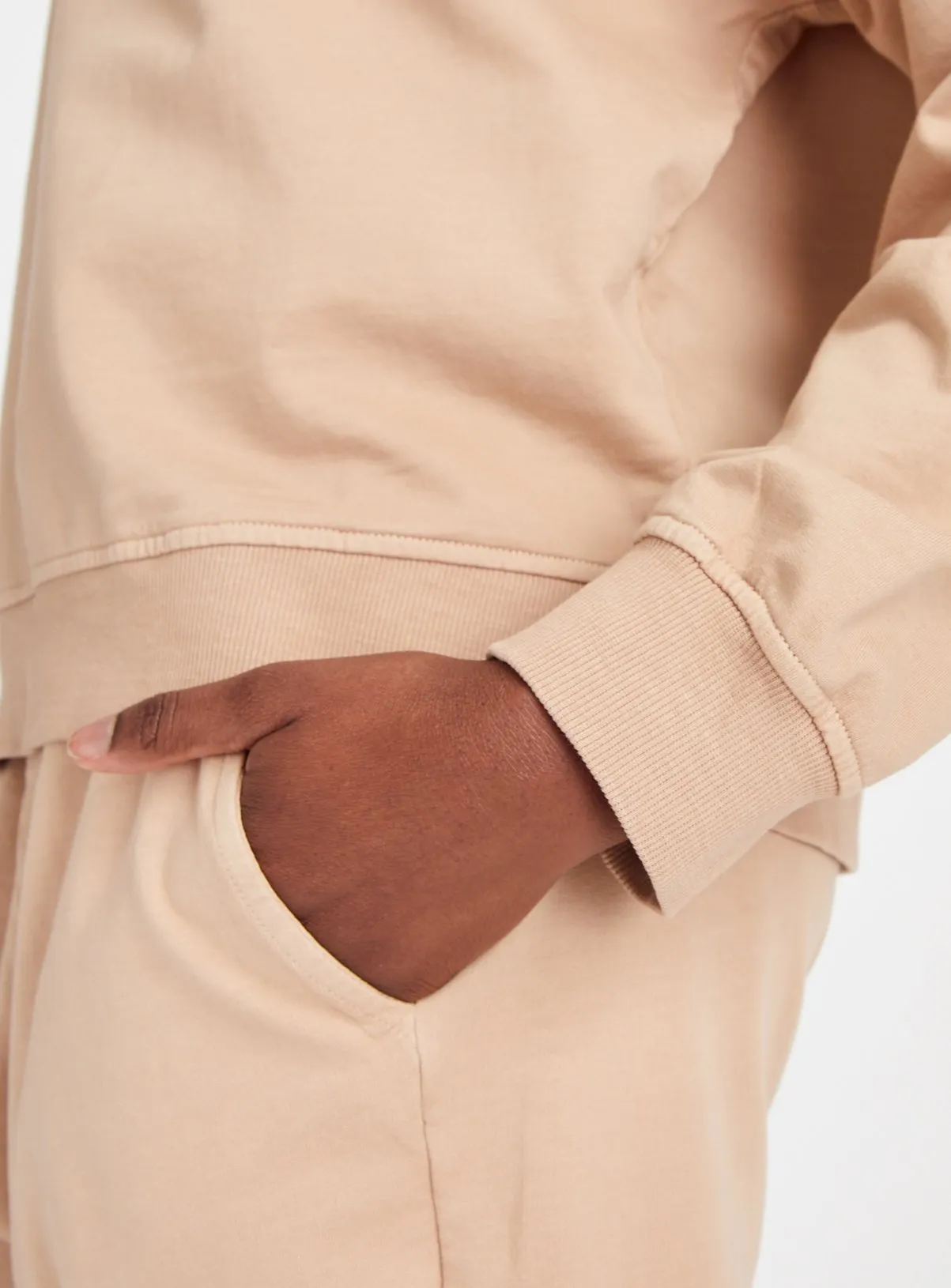 Buy Beige Washed Coord Sweatshirt S | Hoodies and sweatshirts | Tu