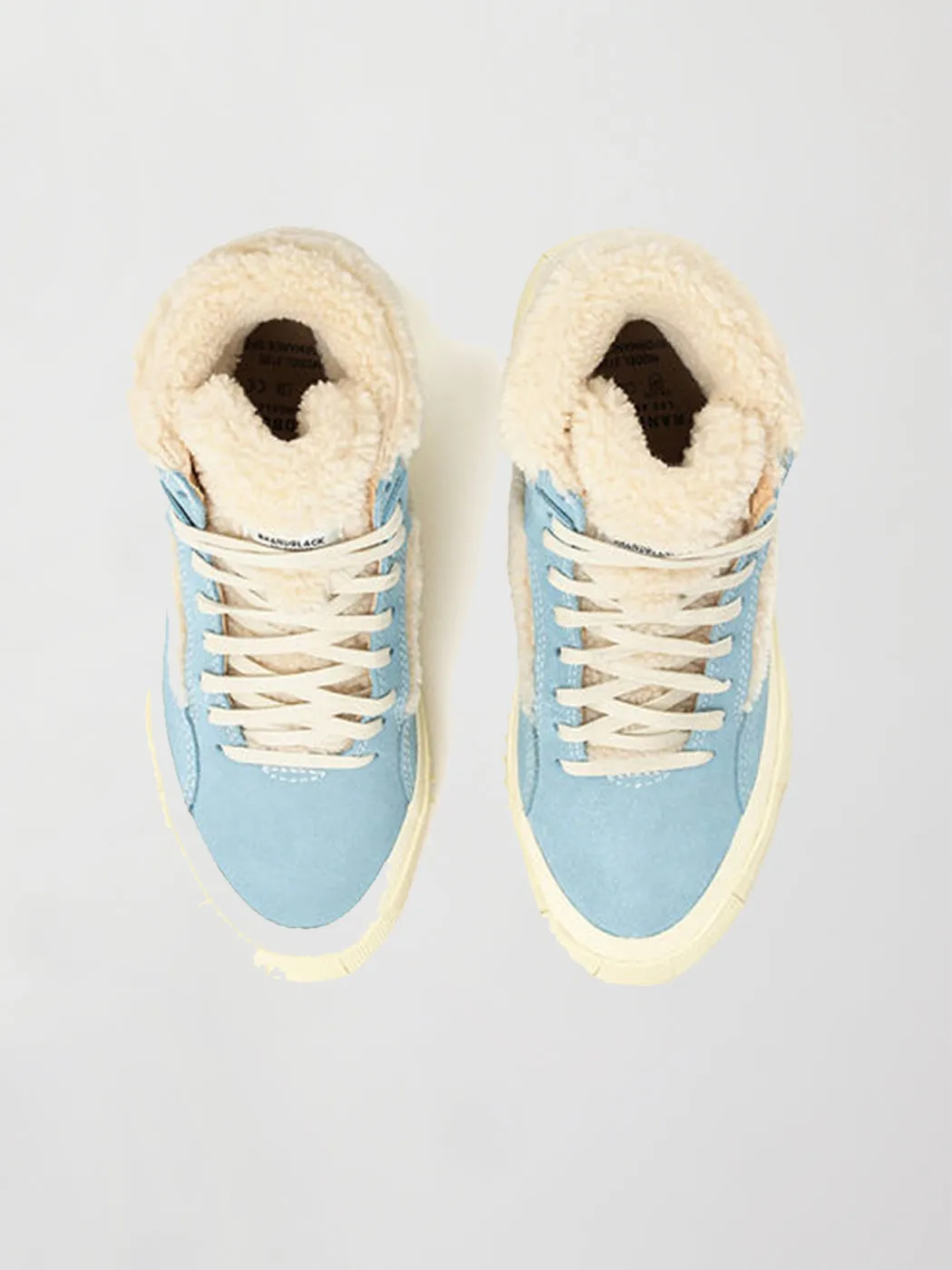 Capo Faux Shearling Sneakers - Suede/ Faux Shearling