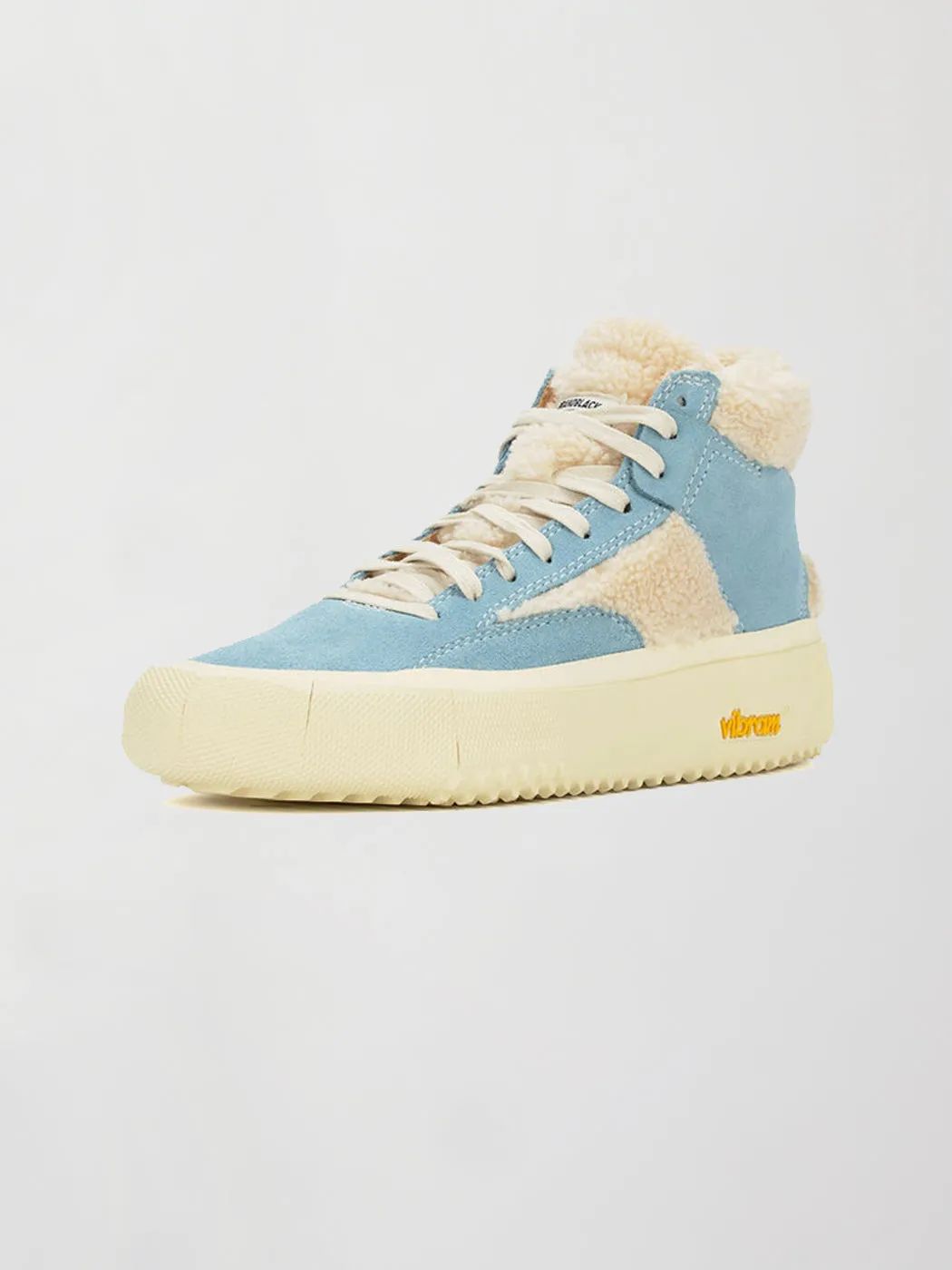 Capo Faux Shearling Sneakers - Suede/ Faux Shearling