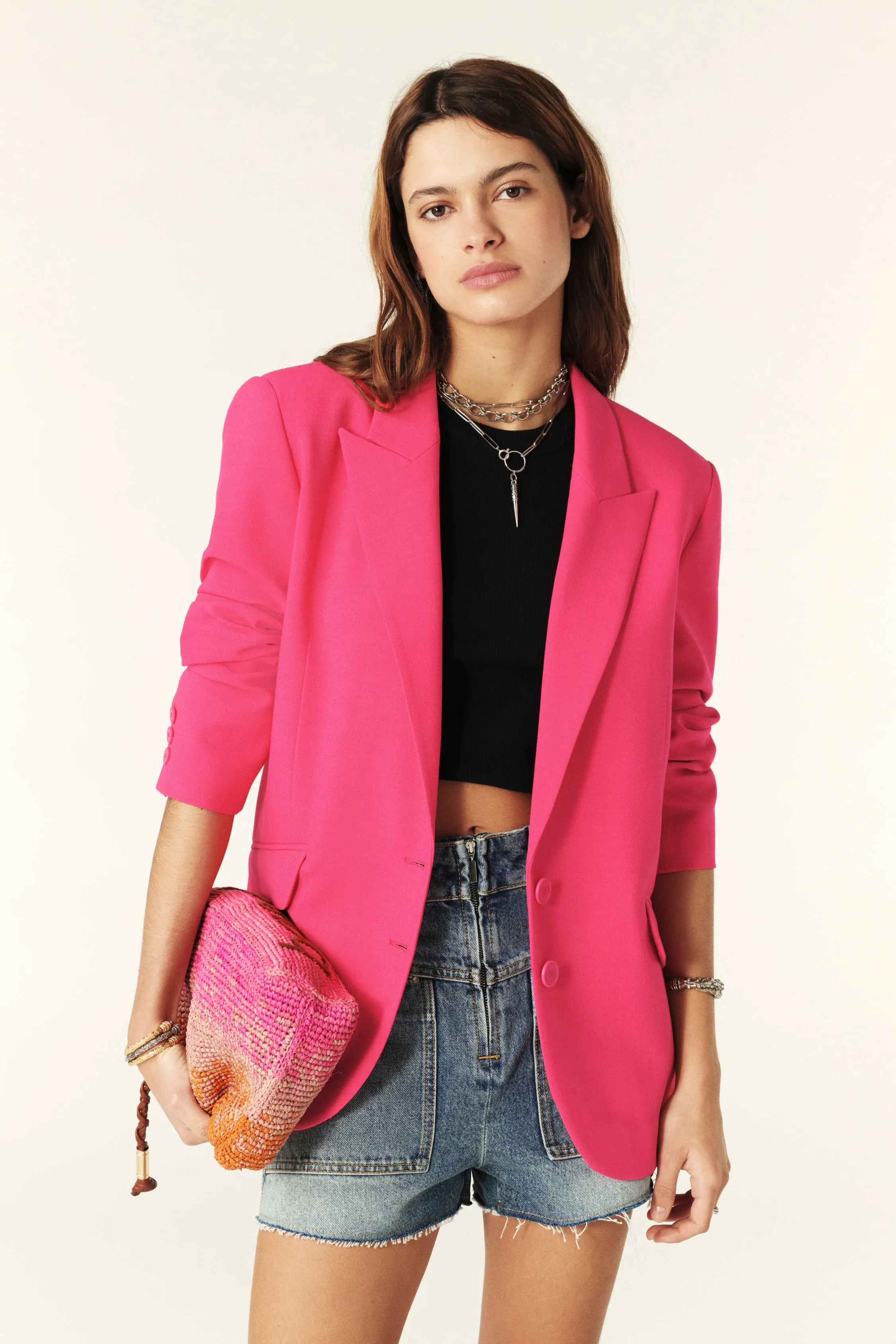 Cher Blazer Fuchsia