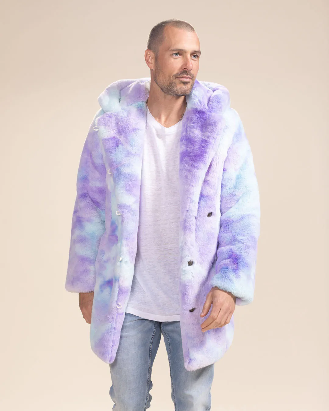 Classic Men's Faux Fur Coat | Mer-Cat