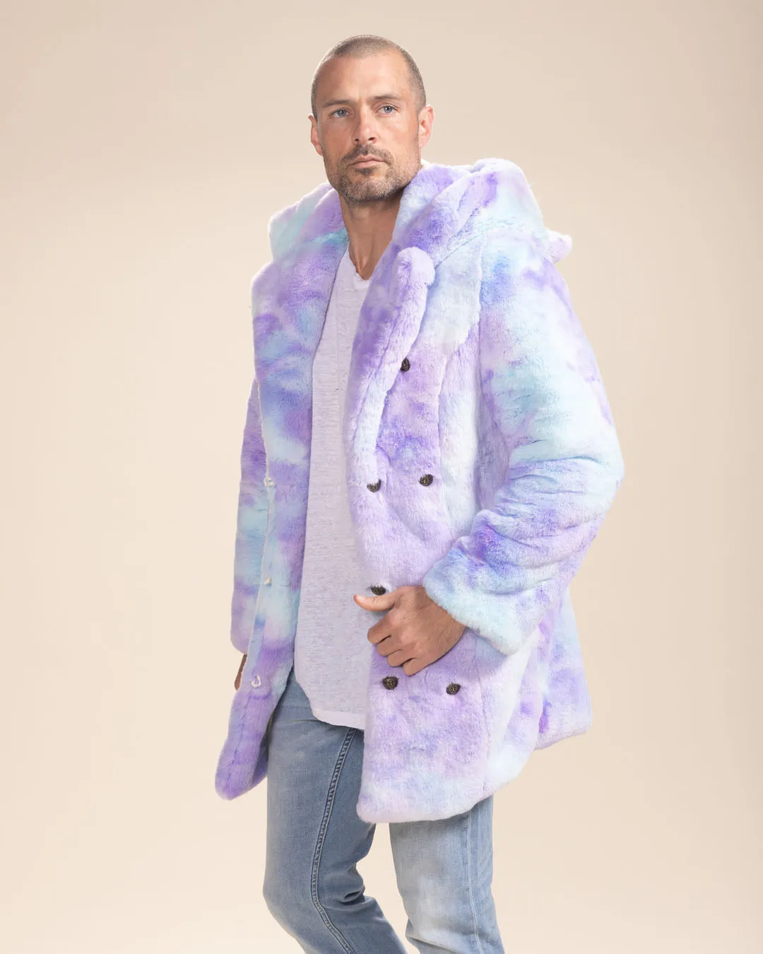 Classic Men's Faux Fur Coat | Mer-Cat