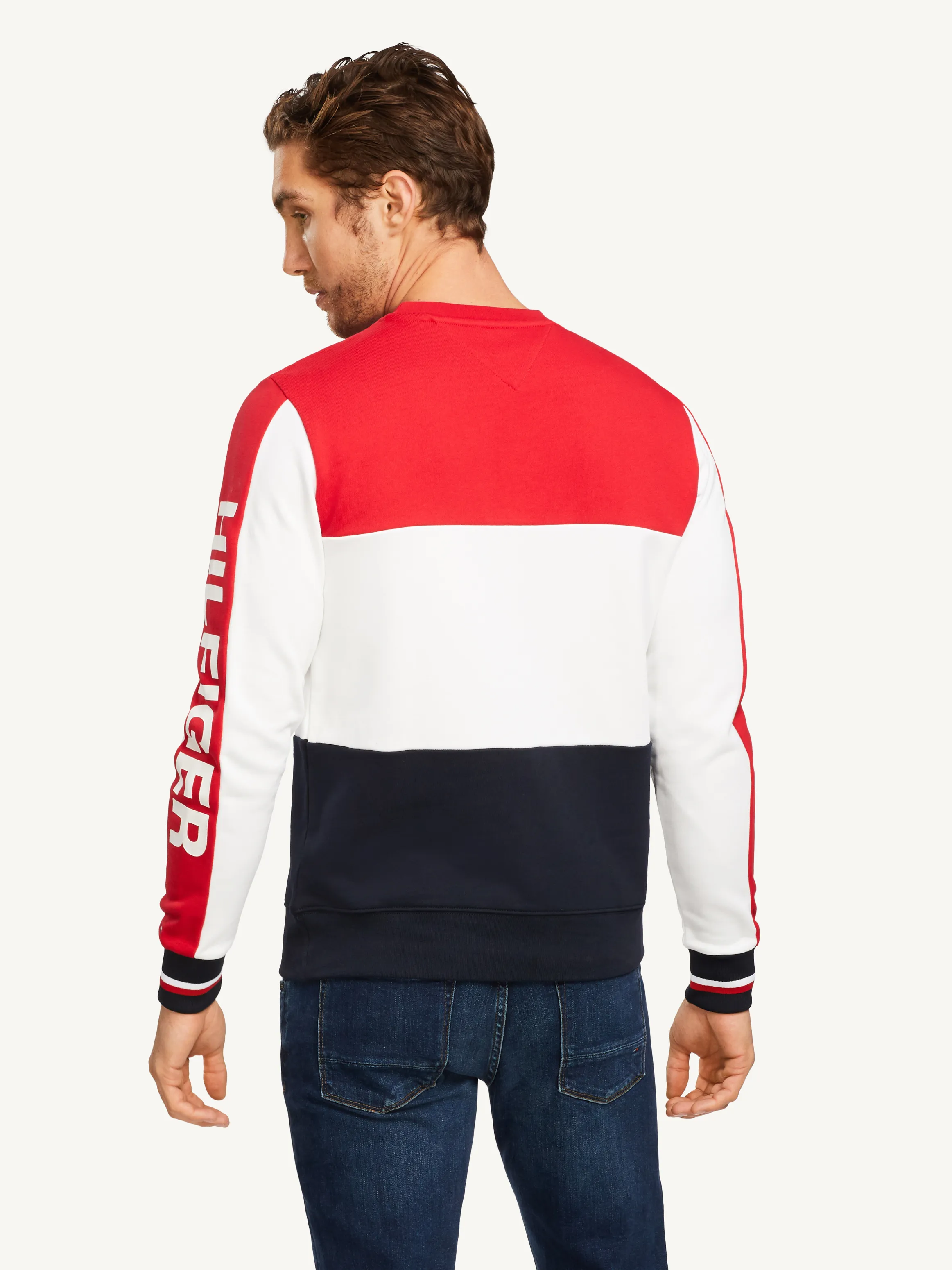 Colour-blocked Crew Neck Sweatshirt | Sweatshirts & Hoodies | Tommy Hilfiger