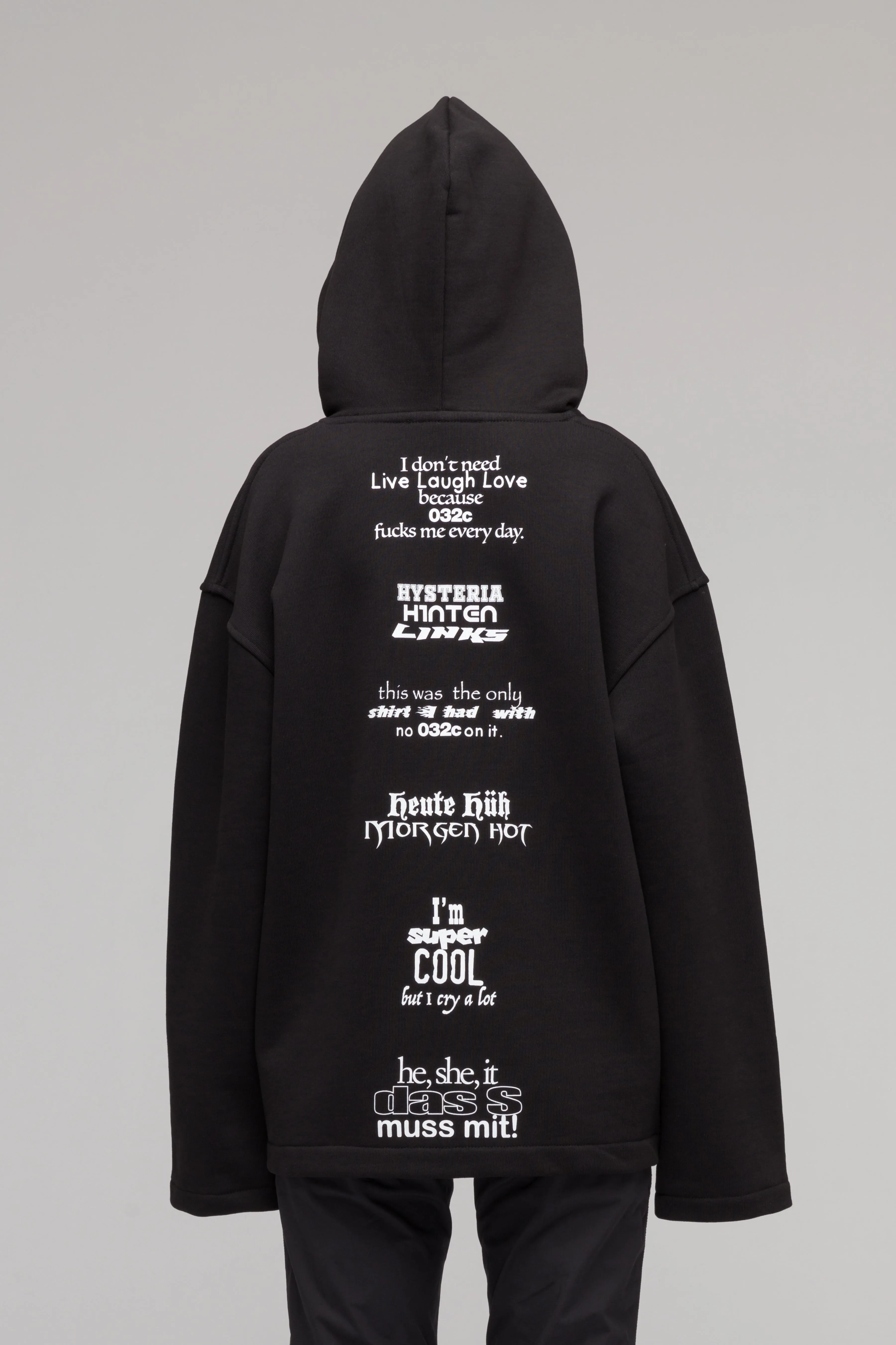 CONTENT MAXI HOODIE