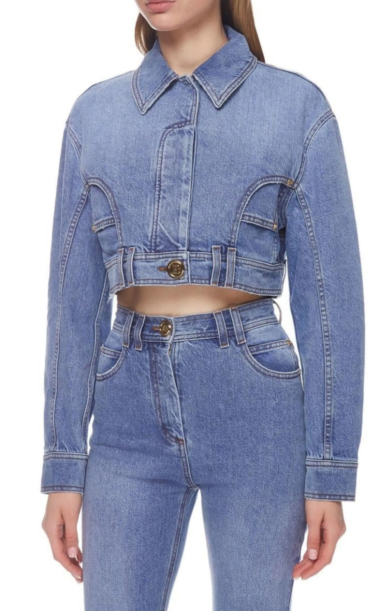 Cropped Denim Jacket