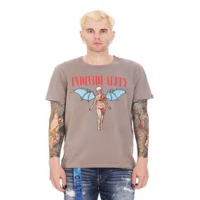 Cult of Individuality ANGEL SHORT SLEEVE CREW NECK TEE Men’s -SATELLITE