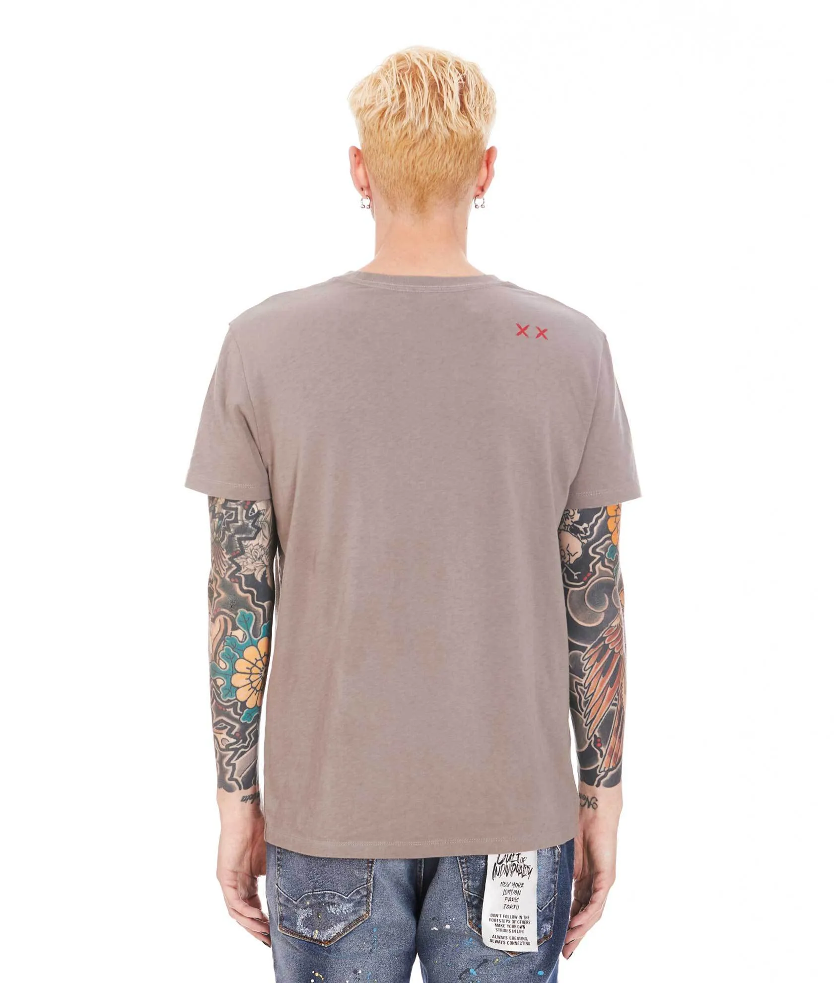 Cult of Individuality ANGEL SHORT SLEEVE CREW NECK TEE Men’s -SATELLITE