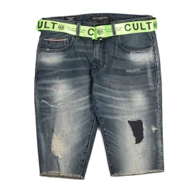 Cult Of Individuality Belted Rocker Short 'Moss'