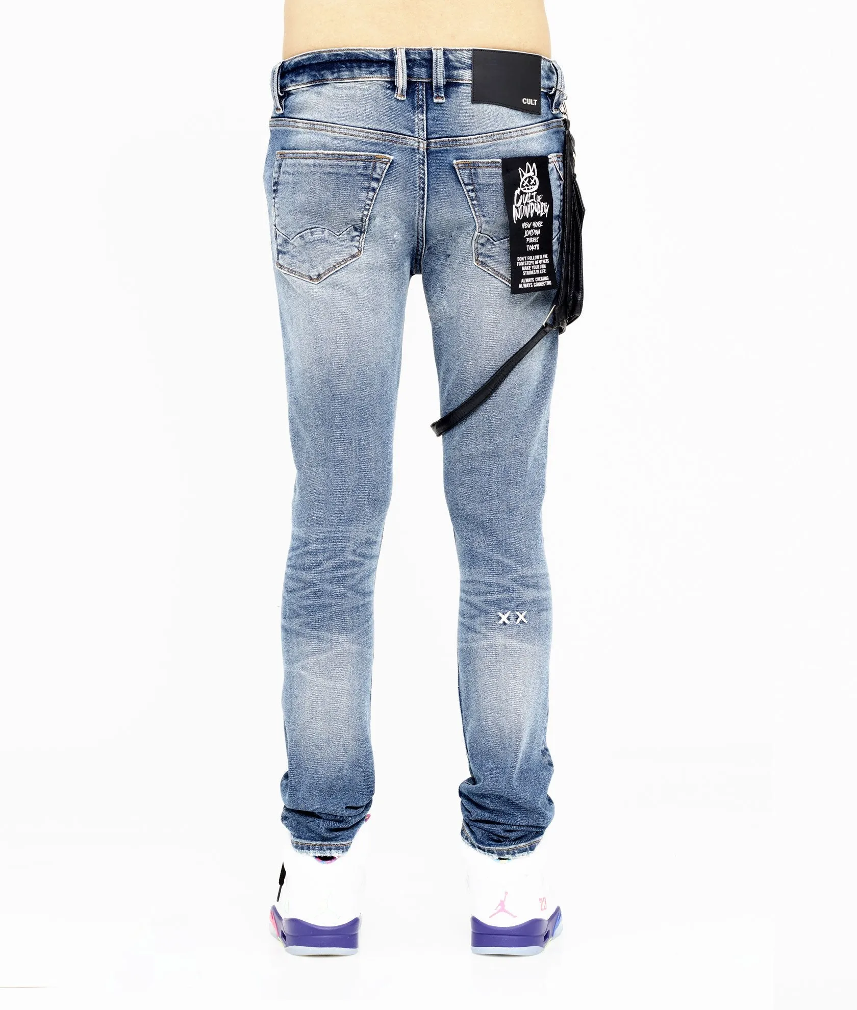 Cult of Individuality PUNK SUPER SKINNY MOTO JEAN Men’s -STOKE