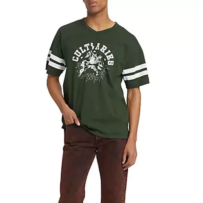 Cult Of Varsity Tee - Forest Green