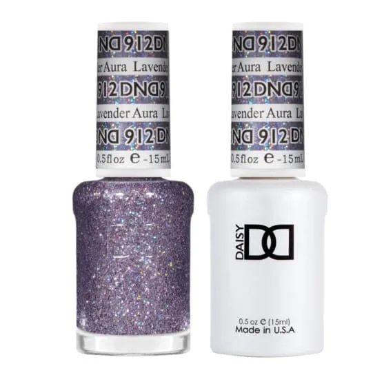 DND Matching Pair - Super Glitter Collection - Lavender Aura #912