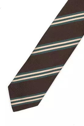 Double Stripe Woven Tie