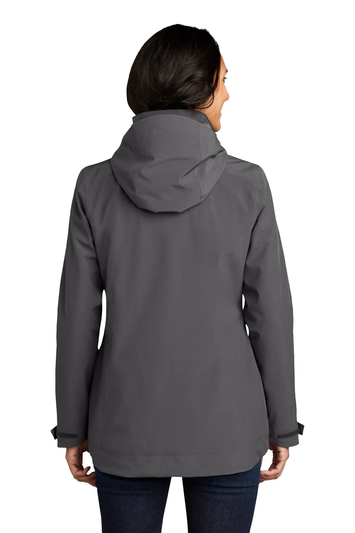 Eddie Bauer Ladies WeatherEdge 3-in-1 Jacket EB657 Grey Steel/ Metal Grey