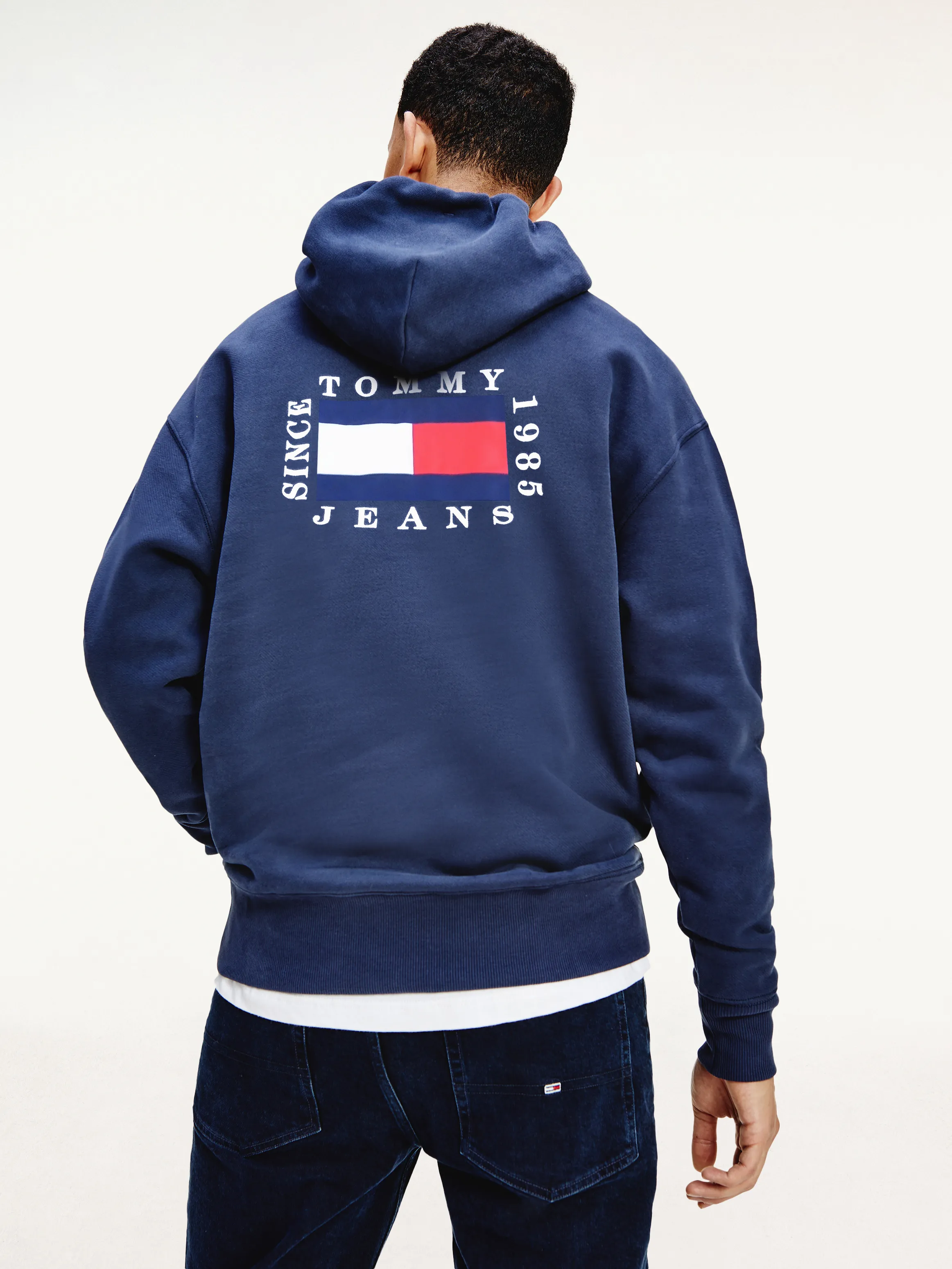 Flag Logo Organic Cotton Hoodie | Hoodies | Tommy Hilfiger