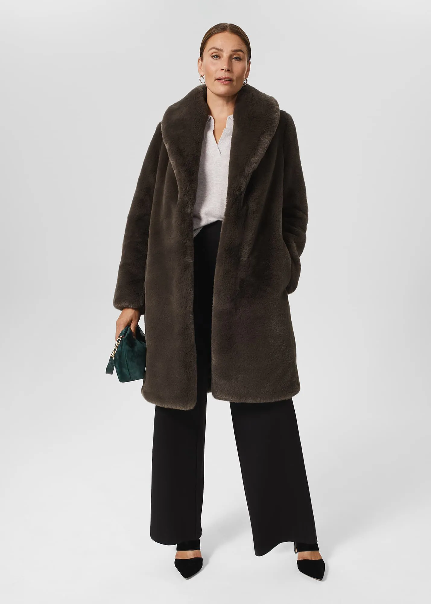 Gabby Faux Fur Coat 