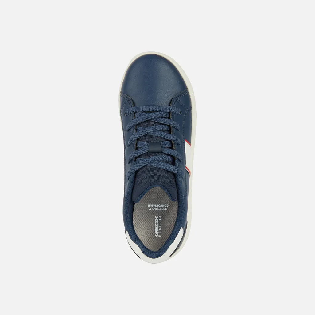 Geox J Eclyper Navy / White / Red