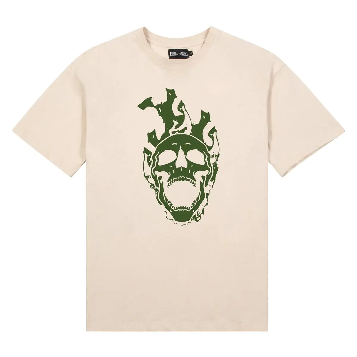 Gifts Of Fortune Flaming Skull Skull SS Tee