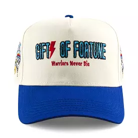 Gifts of Fortune Indian Warriors Trucker (Cream/Blue)