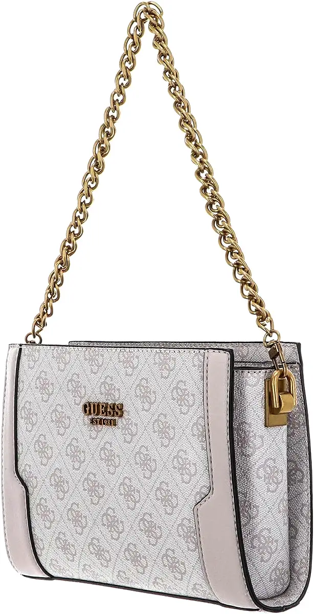 Guess Ajiona 4G Logo Bag In Light Pink