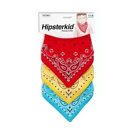 Hipsterkid Bandana Bibs - set of 3