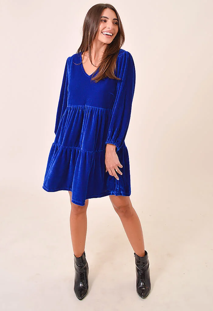 Holly Dress-Cobalt