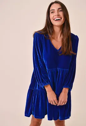 Holly Dress-Cobalt