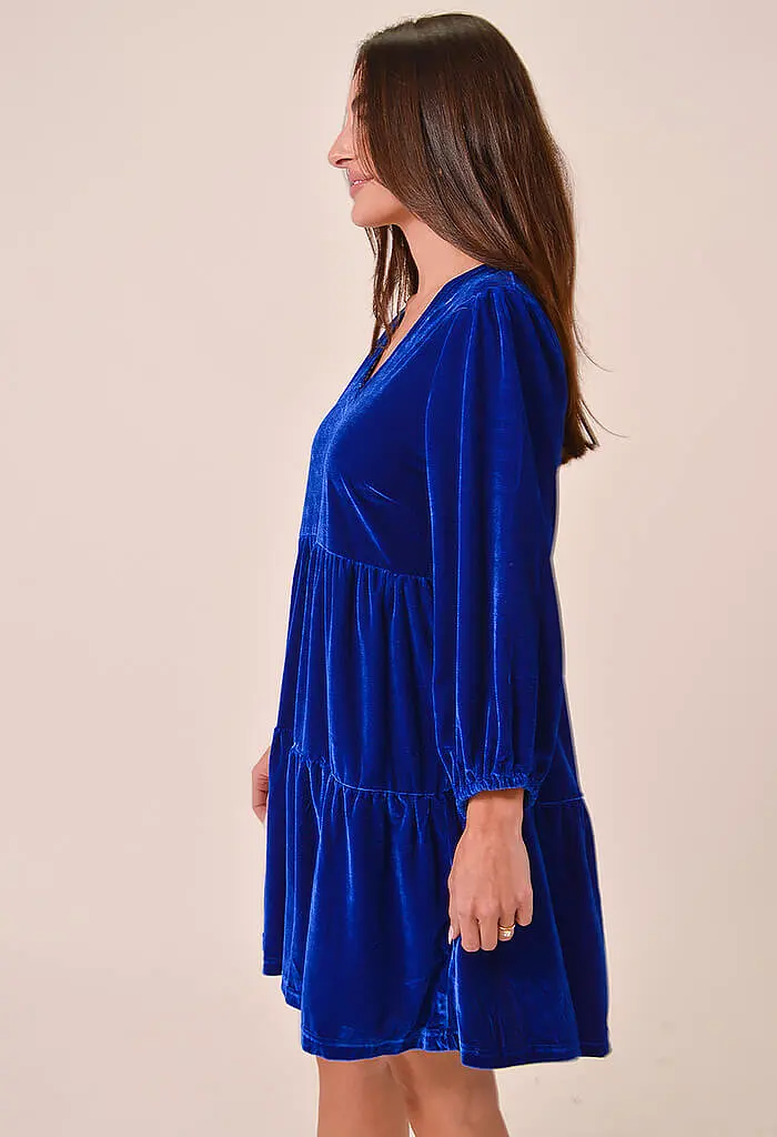 Holly Dress-Cobalt