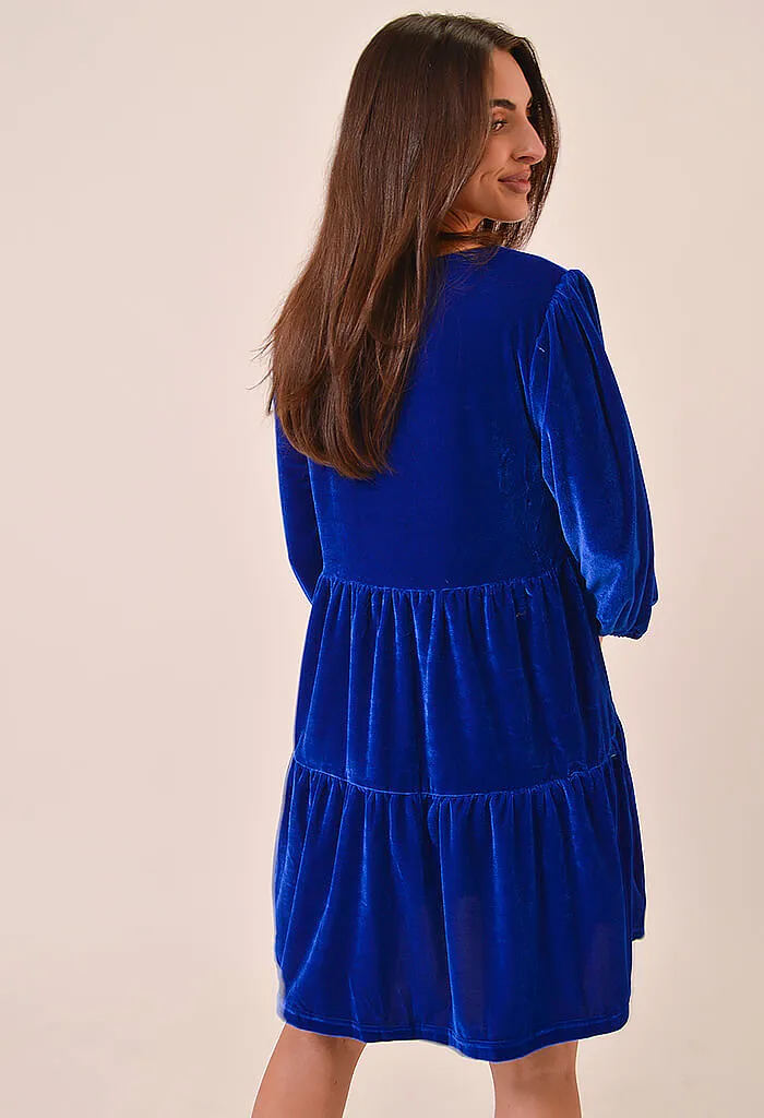 Holly Dress-Cobalt