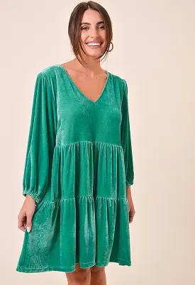 Holly Dress-Emerald