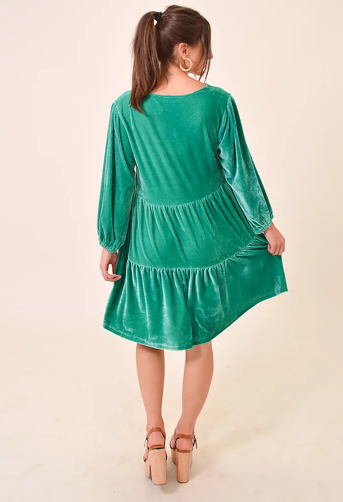 Holly Dress-Emerald