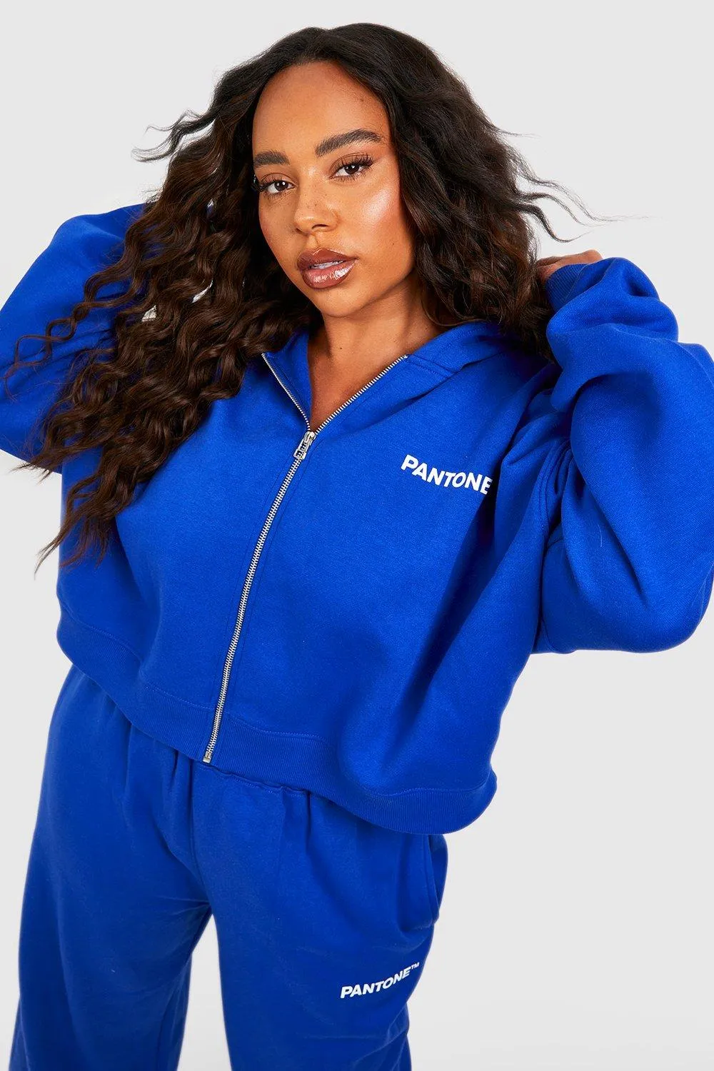 Hoodies & Sweatshirts | Pantone Boxy Zip Through Hoodie | boohoo