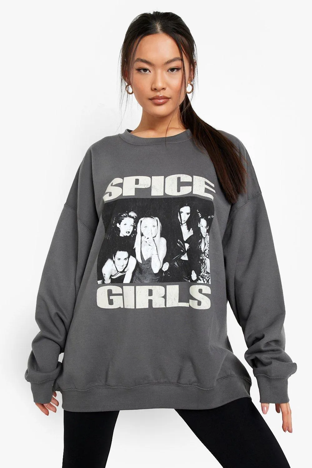 Hoodies & Sweatshirts | Spice Girls License Oversized Sweater | boohoo