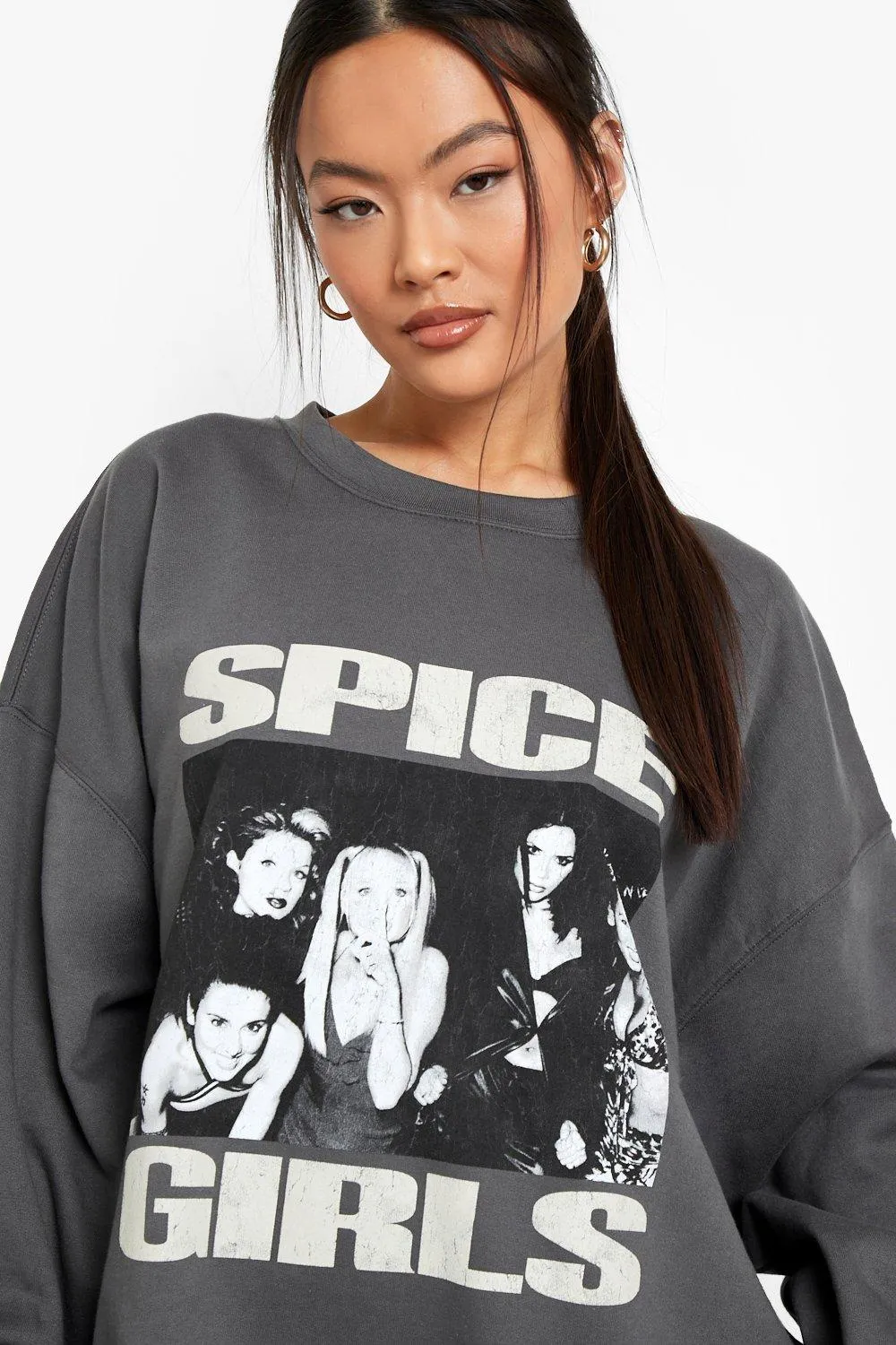 Hoodies & Sweatshirts | Spice Girls License Oversized Sweater | boohoo