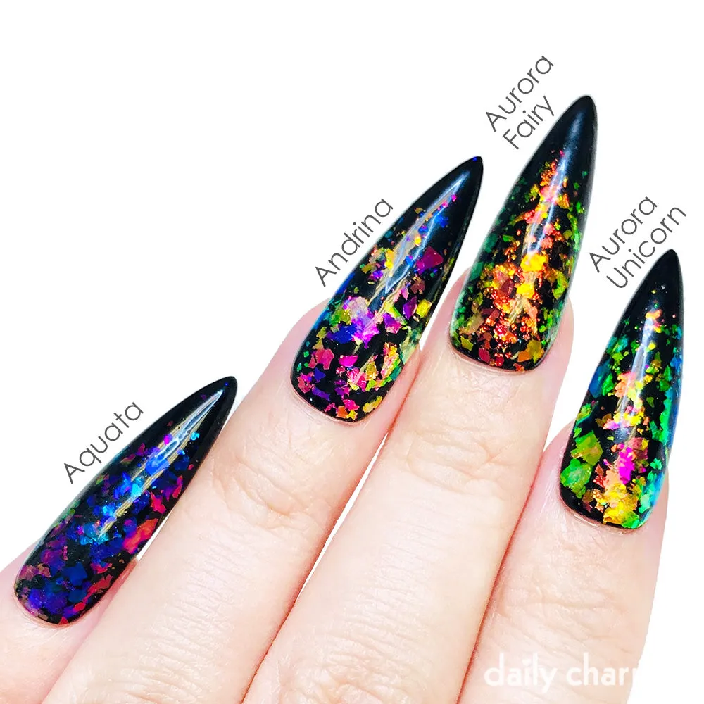 Iridescent Flake / Mermaid Andrina