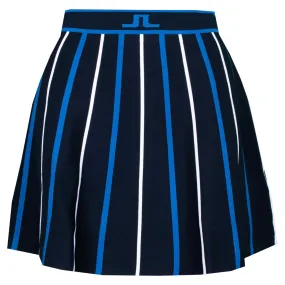 J Lindeberg River Knitted Ladies Golf Skirt Navy