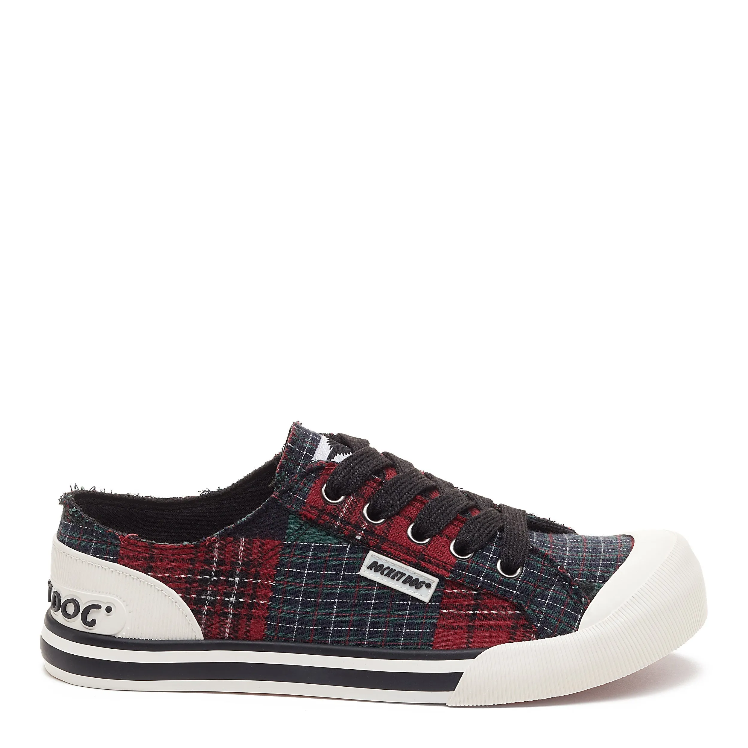 Jazzin Green Plaid Sneaker