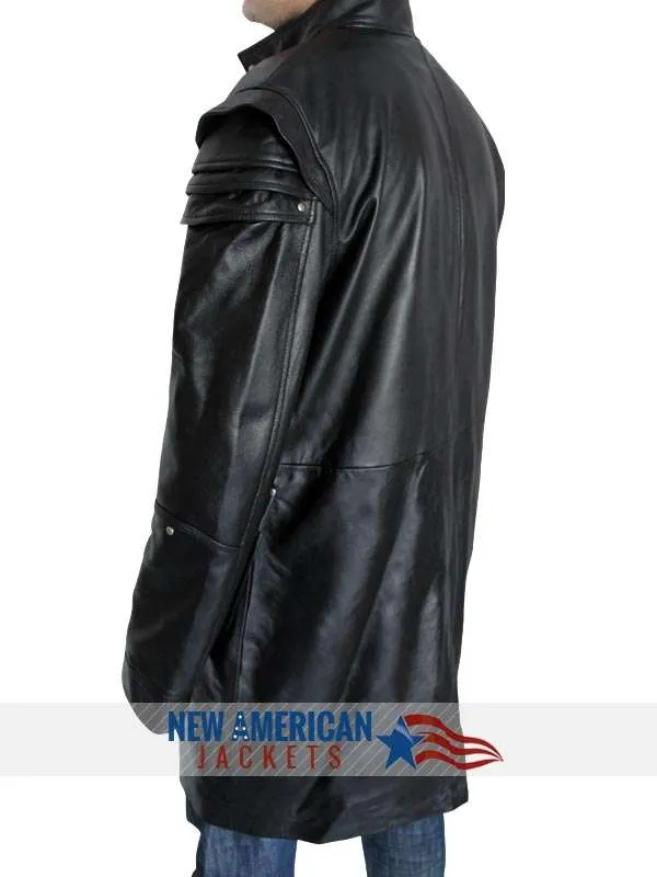 Jeremy Renner Coat Jacket | Hansel And Gretel Leather Coat