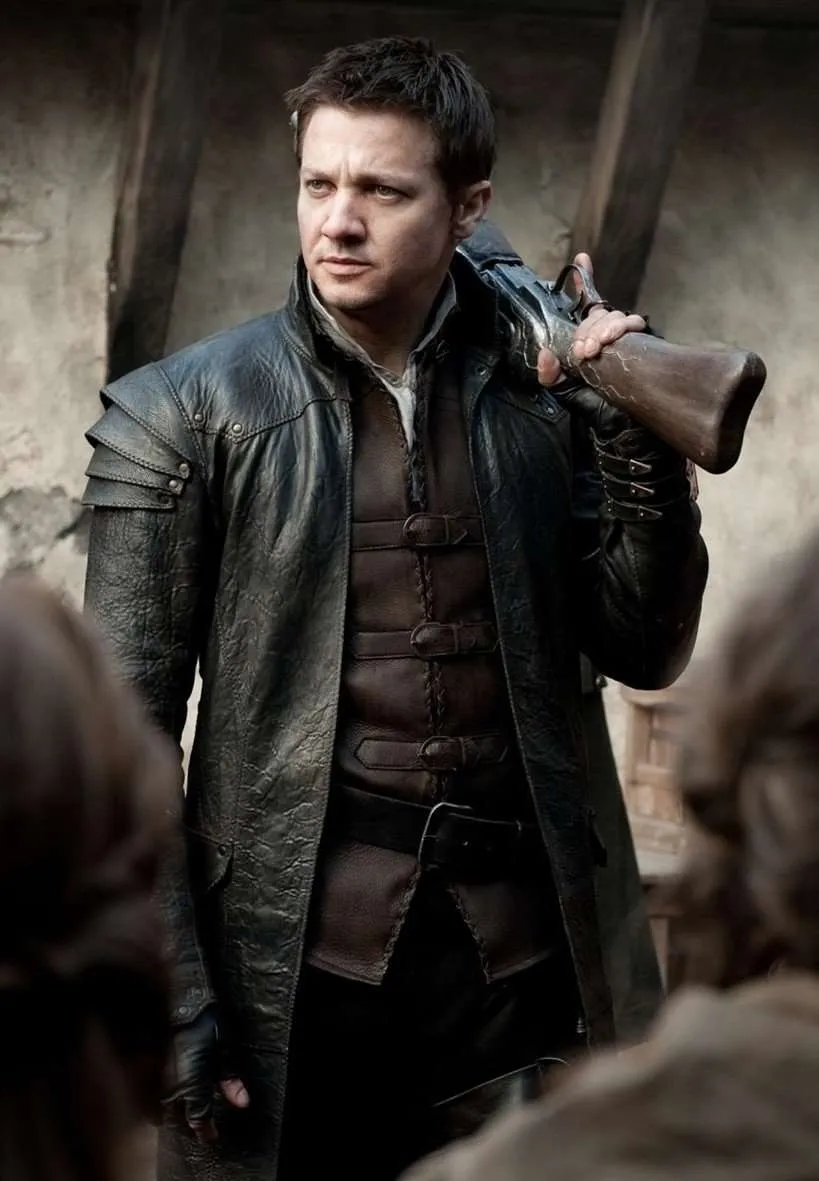 Jeremy Renner Coat Jacket | Hansel And Gretel Leather Coat