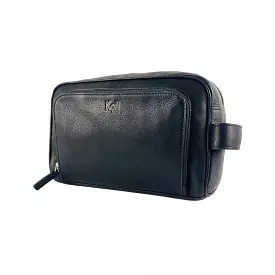 K0025AB | Beauty Case - Genuine Leather Col. Black