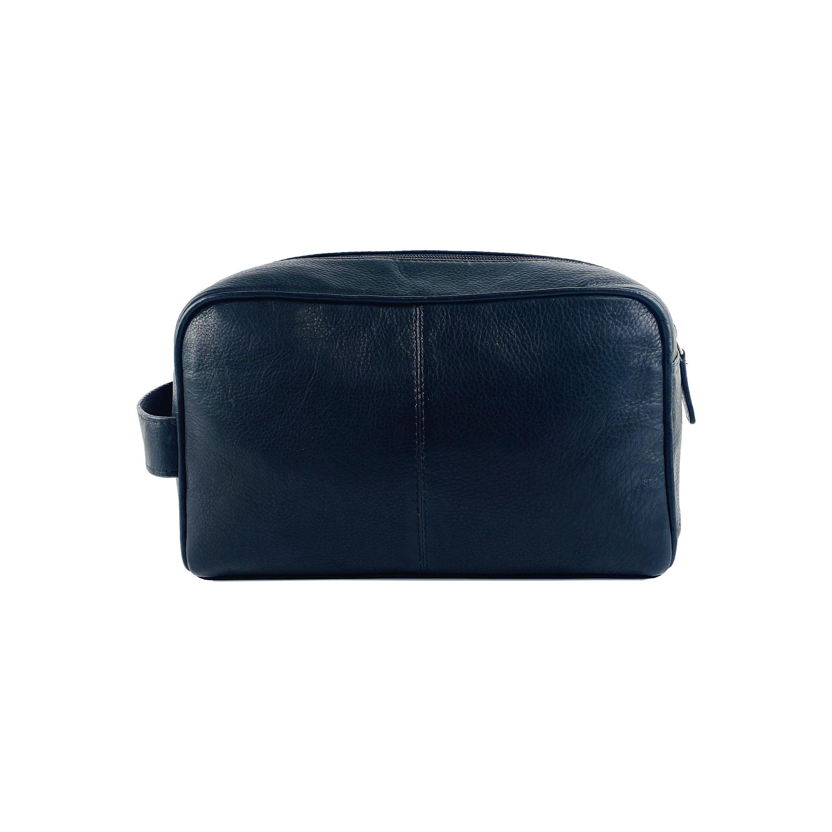 K0025AB | Beauty Case - Genuine Leather Col. Black