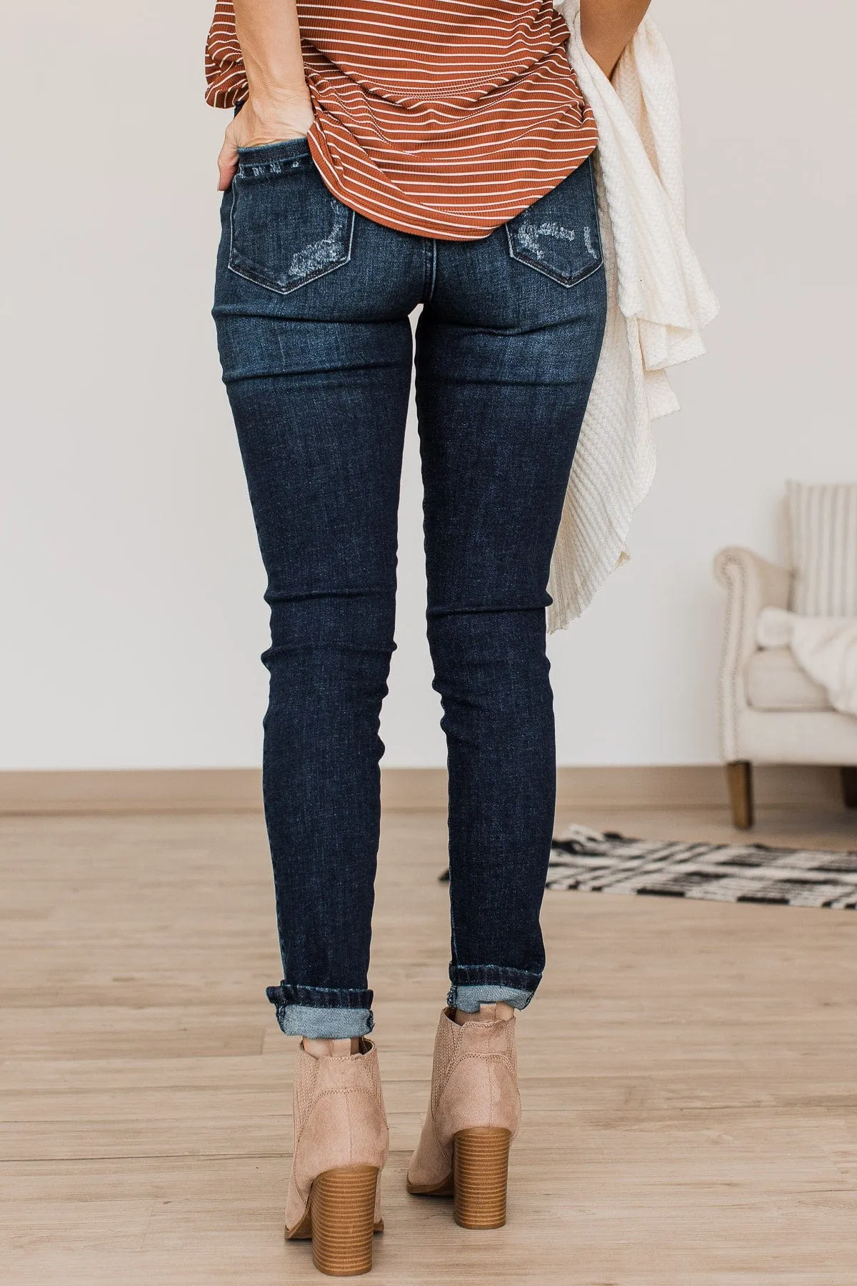 KanCan High-Rise Skinny Jeans- Nellie Wash