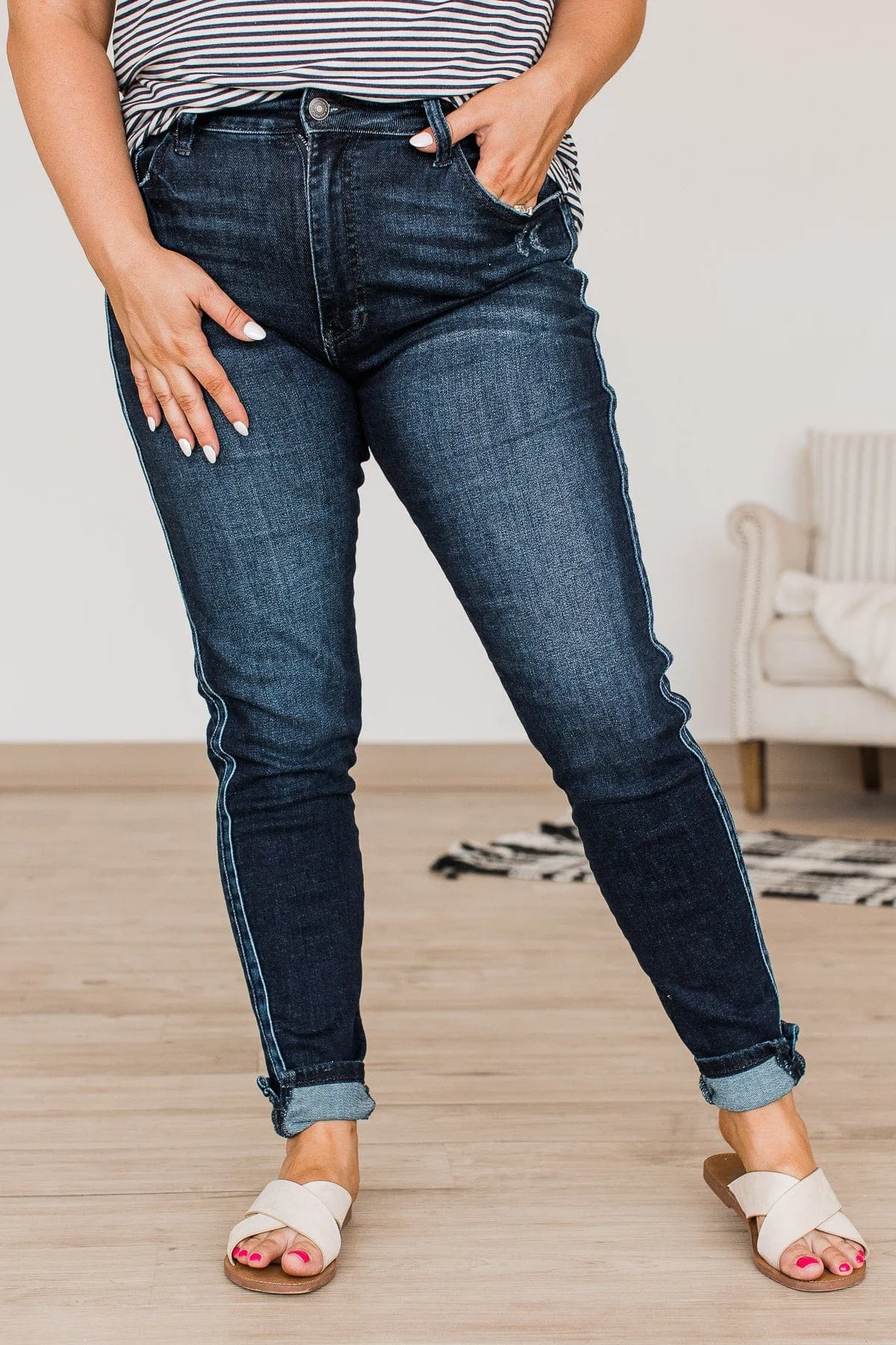 KanCan High-Rise Skinny Jeans- Nellie Wash