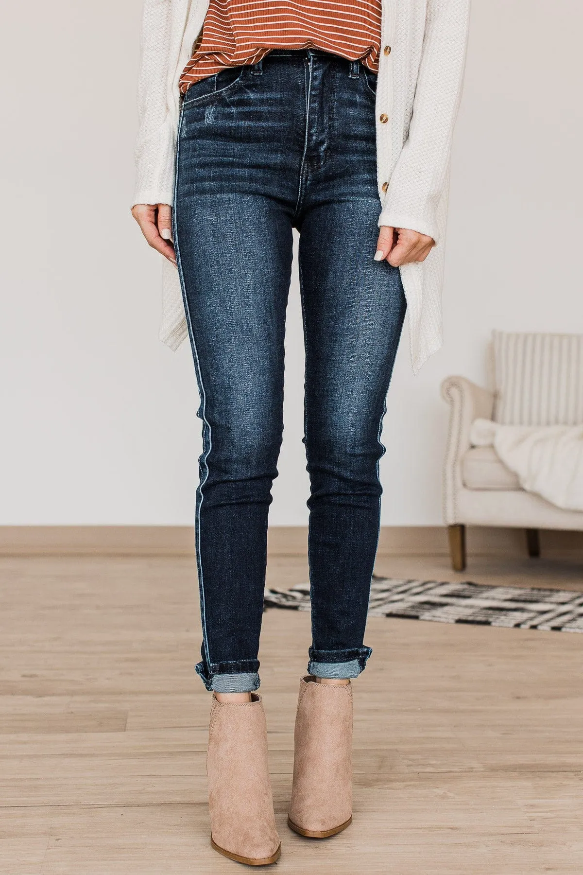 KanCan High-Rise Skinny Jeans- Nellie Wash