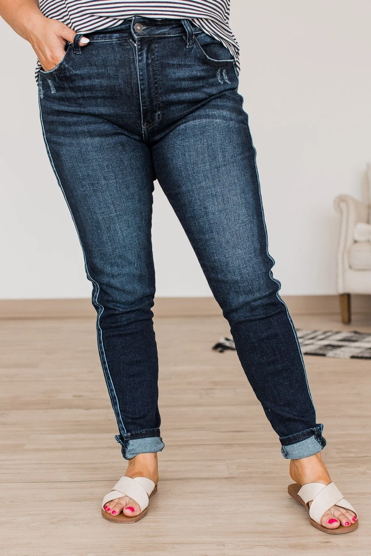 KanCan High-Rise Skinny Jeans- Nellie Wash