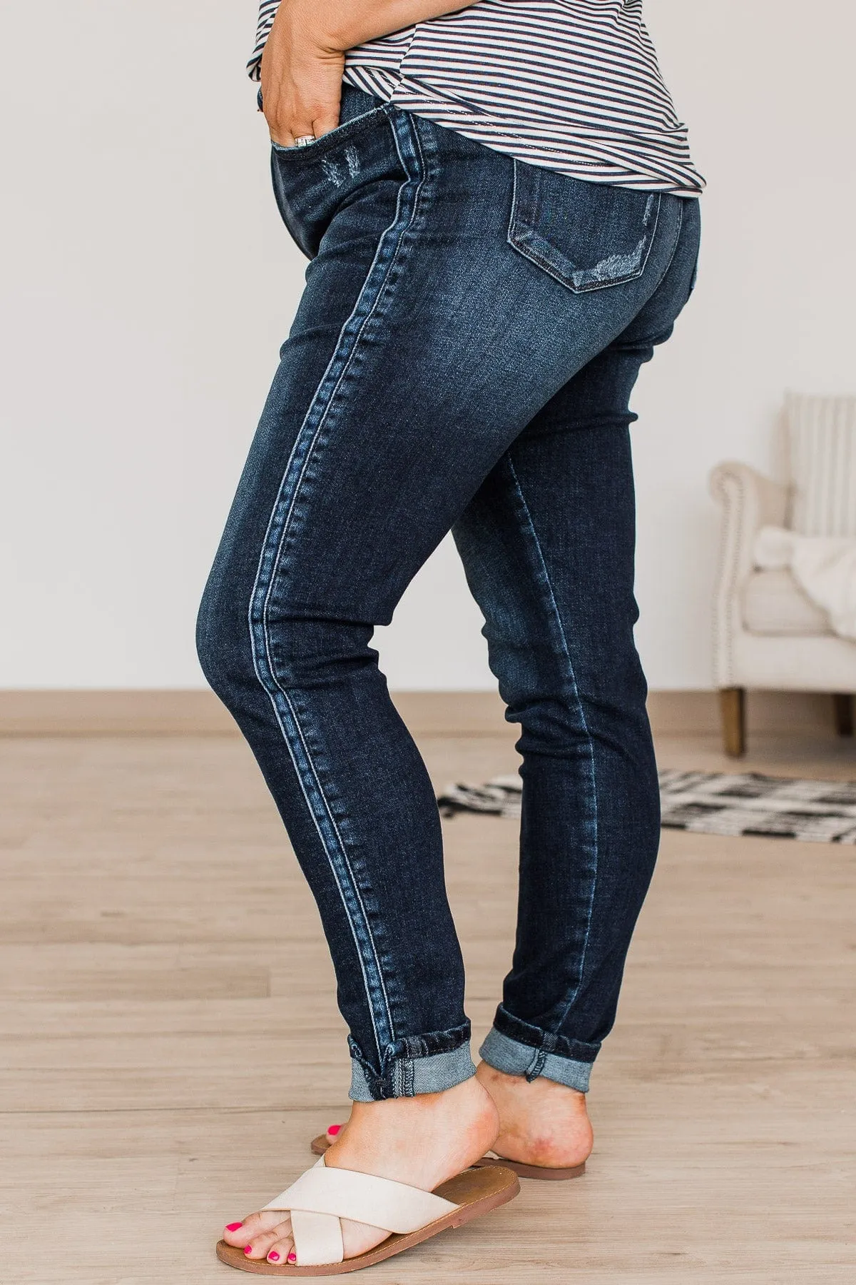 KanCan High-Rise Skinny Jeans- Nellie Wash