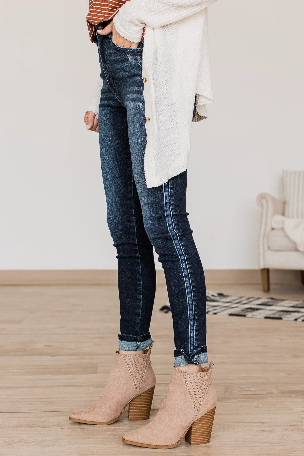 KanCan High-Rise Skinny Jeans- Nellie Wash